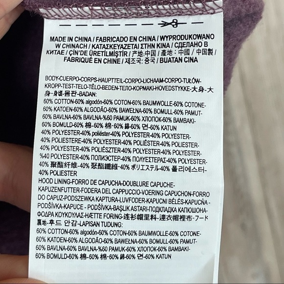 Vans Scripted OTW Cropped Hoodie Size XL Women - Picture 9 of 9